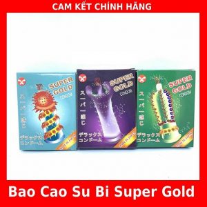 bao cao su gan gai super gold 1