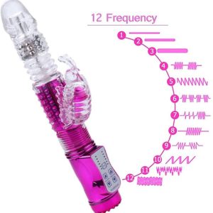 Dương Vật Giả Butterfly Rung Ngoáy Xoay 12 Chế Độ