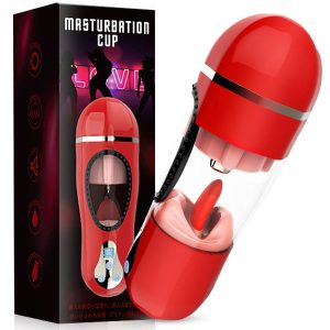Âm Đạo Giả Rung Liếm Nhiệt Jiuai Masturbation Cup
