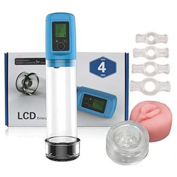 Máy Tập To Dài Dương Vật Tự Động Màng Hình LCD