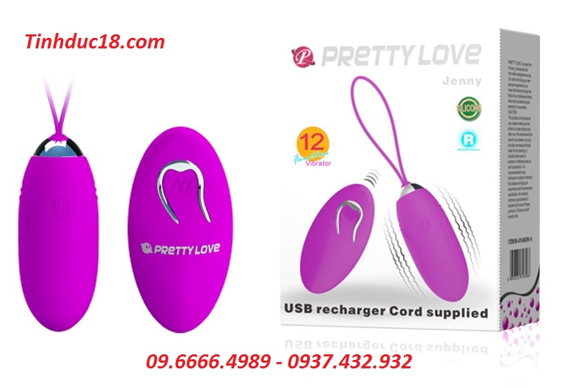 Trứng-rung-tình-yêu-không-dây-pin-sạc-Pretty love