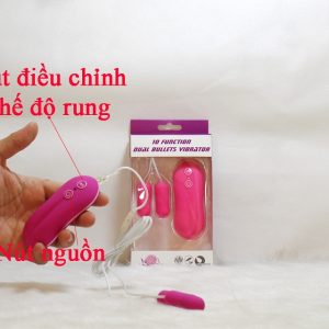 trung rung aphrodisia mini bullet sieu nho 10 che do 2
