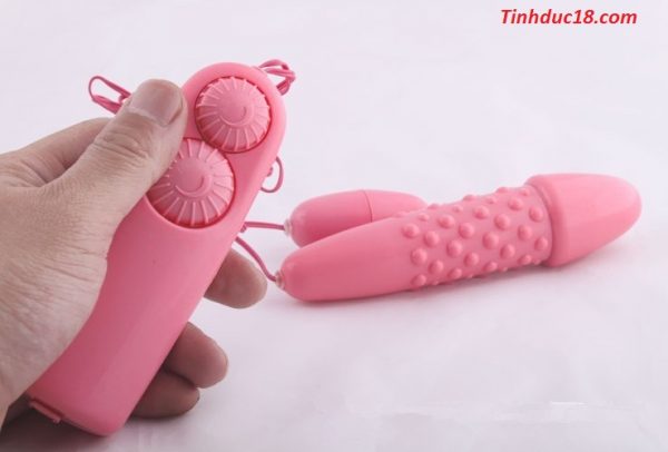 Trứng Rung Điều Khiển 2 Đầu Có Gai