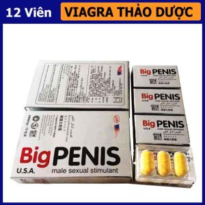 Thuốc Cường Dương Big Penis 6800mg Trị Yếu Sinh Lý Nam