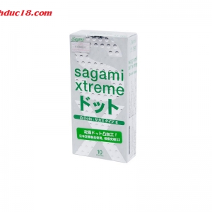 Bao cao su Sagami Xtreme White siêu mỏng có gân gai 1