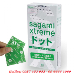 Bao cao su Sagami Xtreme White siêu mỏng có gân gai 2