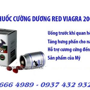 Thuốc cường dương chuột túi Red Viagra 200mg 1