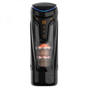 Máy Thủ Dâm JIUUY Rung Thụt Sưởi Ấm Màn Hình LED Cao Cấp