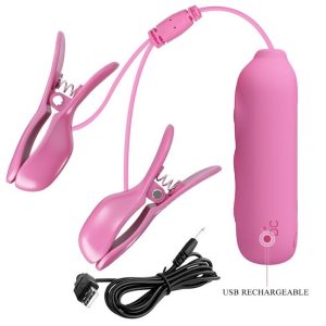 may kep ti pretty love nipple clip kich dien massage nguc 0