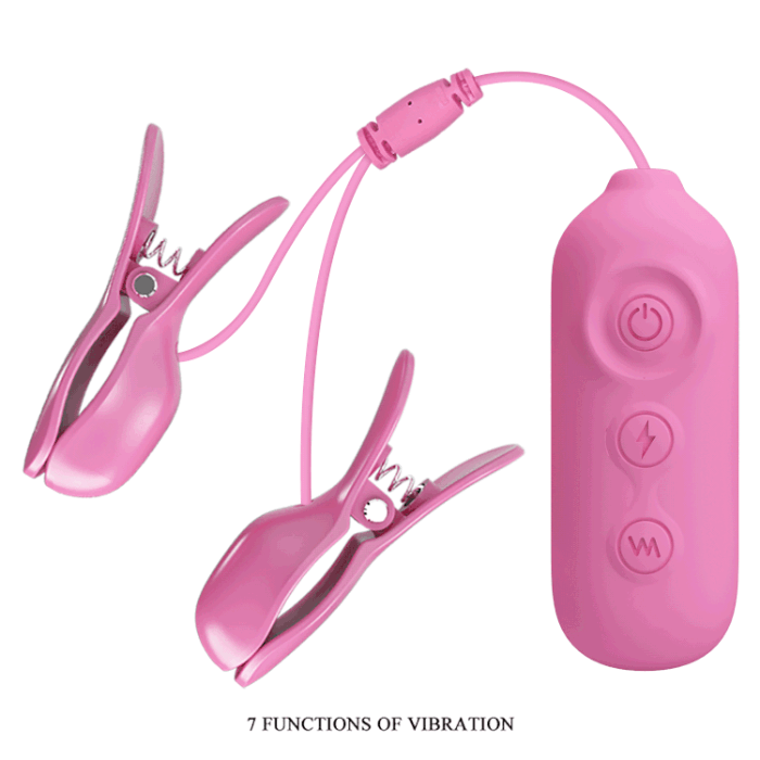 may kep ti pretty love nipple clip kich dien massage nguc 1