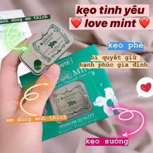 Kẹo Phòng The Bạc Hà Dentiste Sukkiri Love Mint
