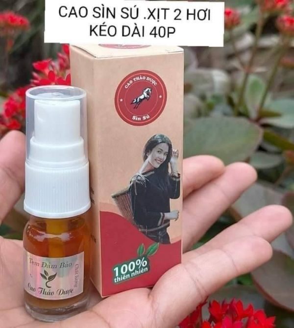 Giới Thiệu Sìn Sú Dạng Xịt Kéo Dài Quan Hệ