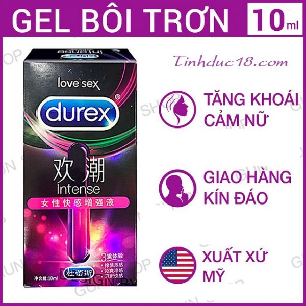 Gel Bôi Trơn Durex Intense Tăng Khoái Cảm - Tình Dục 18