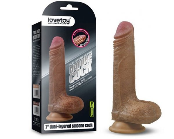 Dương Vật Giả Nature Cock Gắng Tường Siêu Mềm Dẻo