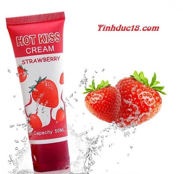 gel boi tron hot kiss huong dau 100ml 0