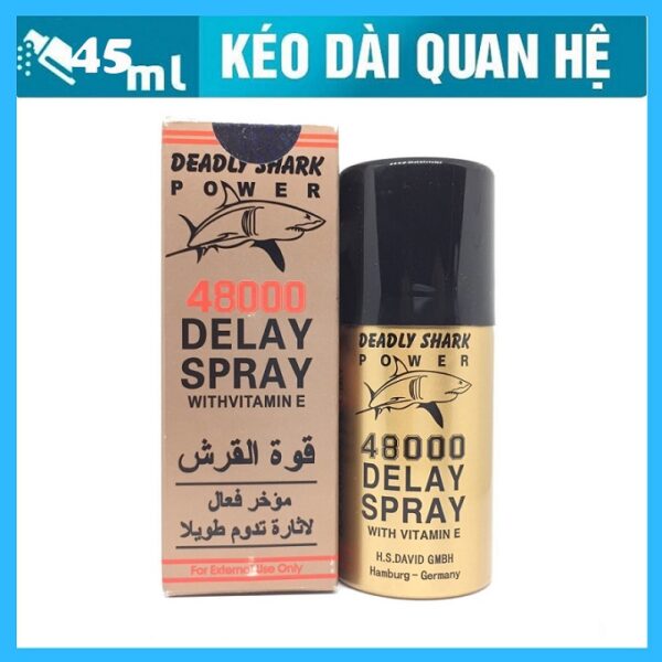 Chai Xịt Kéo Dài Quan Hệ Cá Mập Deadly Shark 48000