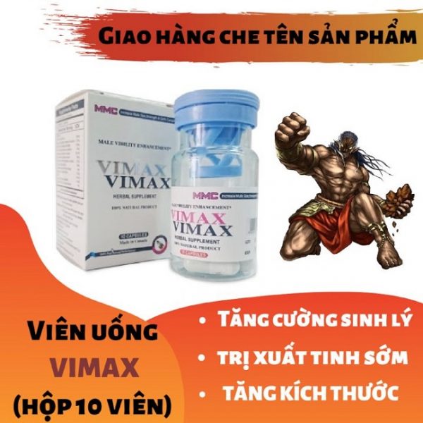 Viên Uống Vimax 10 Viên Bổ Sung Tăng Cường Sinh Lý Nam