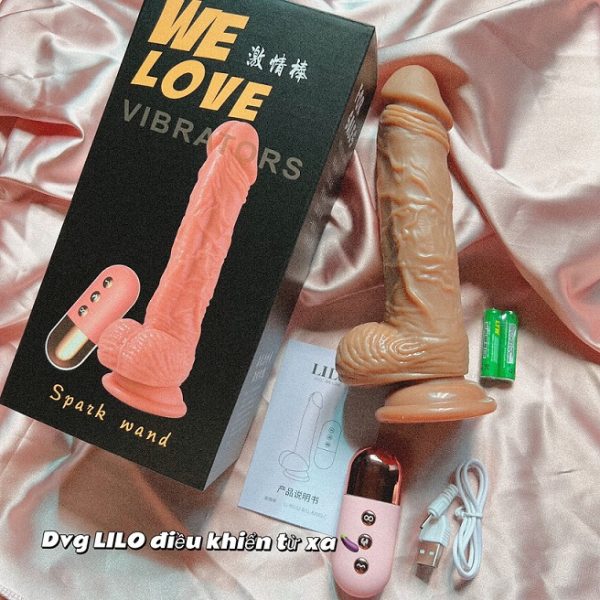 Dương Vật Giả Lilo Gắn Tường Rung Ngoáy Điều Khiển Từ Xa