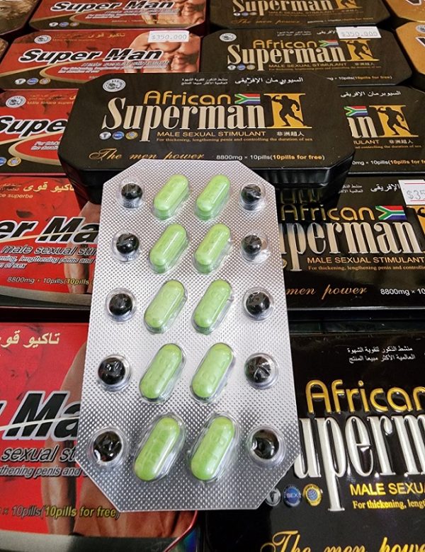 Thuốc cường dương African Super Man trị yếu sinh lý nam