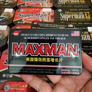 Thuốc cường dương MAXMAN 2800mg trị xuất tinh sớm