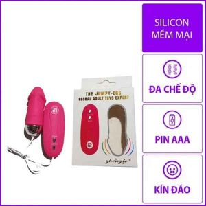 Trứng Rung Shengle Hình Đầu Dương Vật Kích Thích Điểm G Rung 12 Chế Độ