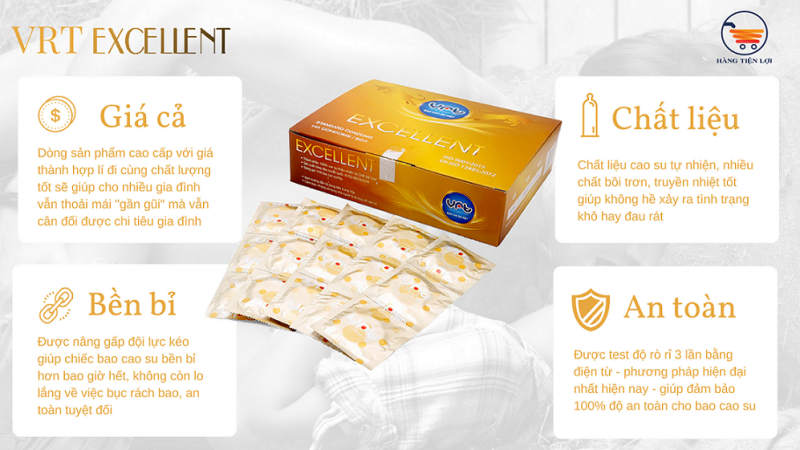bao cao su gia dinh excellent hop 144 chiec chinh hang 1
