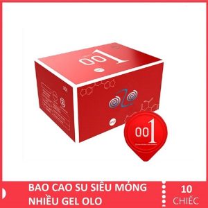 Bao Cao Su Olo 0.01 Ultrathin Đỏ Siêu Mỏng