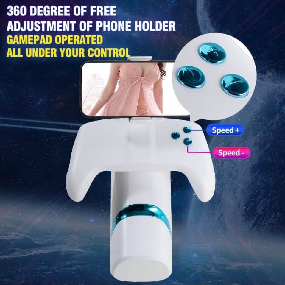 Máy Bú Mút Rung Thụt Tự Động Có Giá Đỡ Điện Thoại - Hình ảnh 3