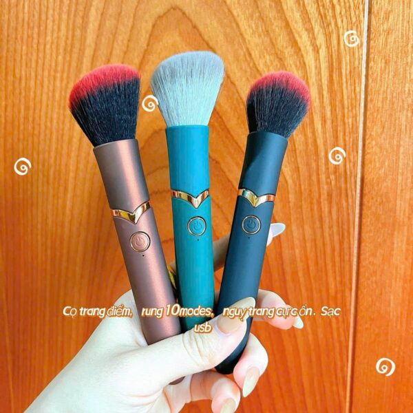 Que Rung Massage Điểm G Rung 2 Đầu Ngụy Trang Hình Cây Cọ Trang Điểm