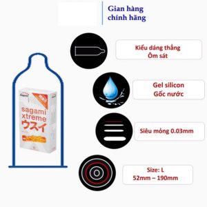 bao cao su sagami xtreme superthin sieu mong 2