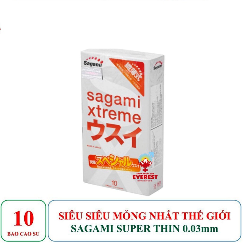 bao cao su sagami xtreme superthin sieu mong 3