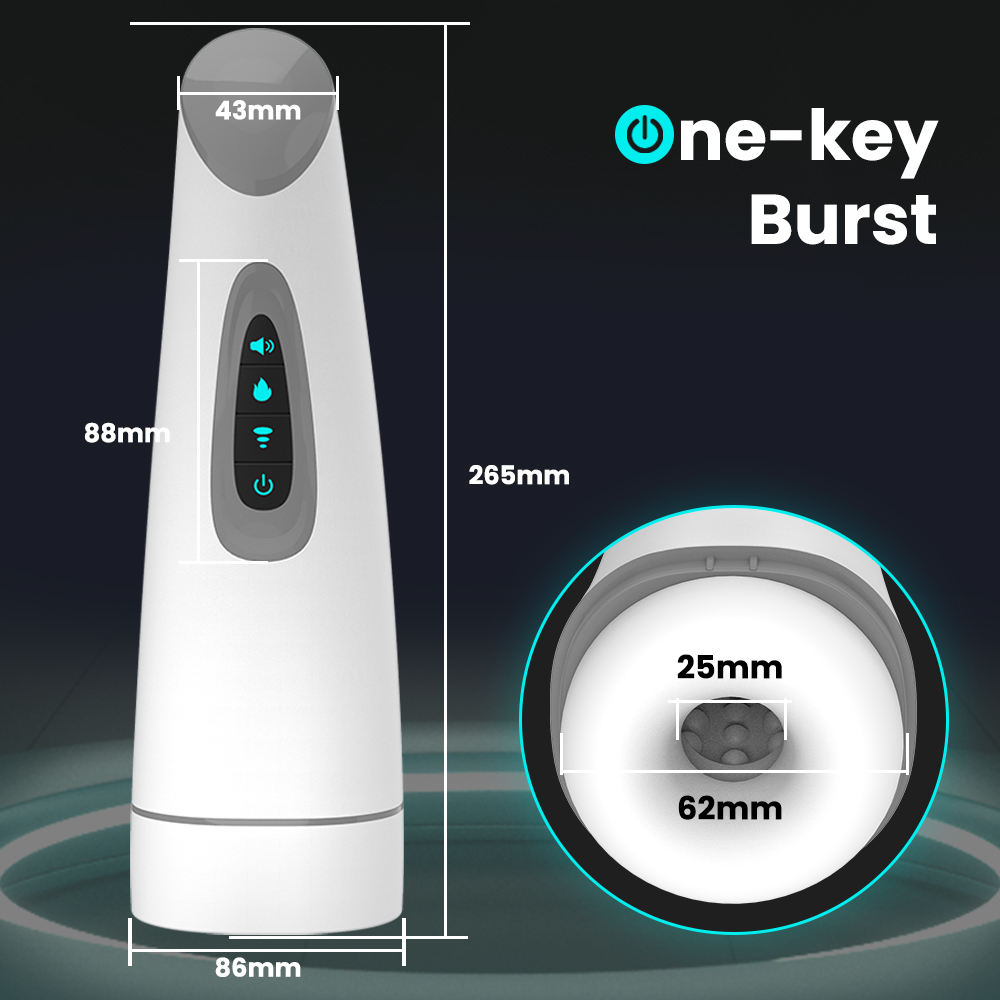 Âm Đạo Giả 007 Rung Thụt Co Bóp Hút Tự Động - Hình ảnh 3