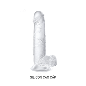 duong vat gia jiuai gan tuong silicone trong suot
