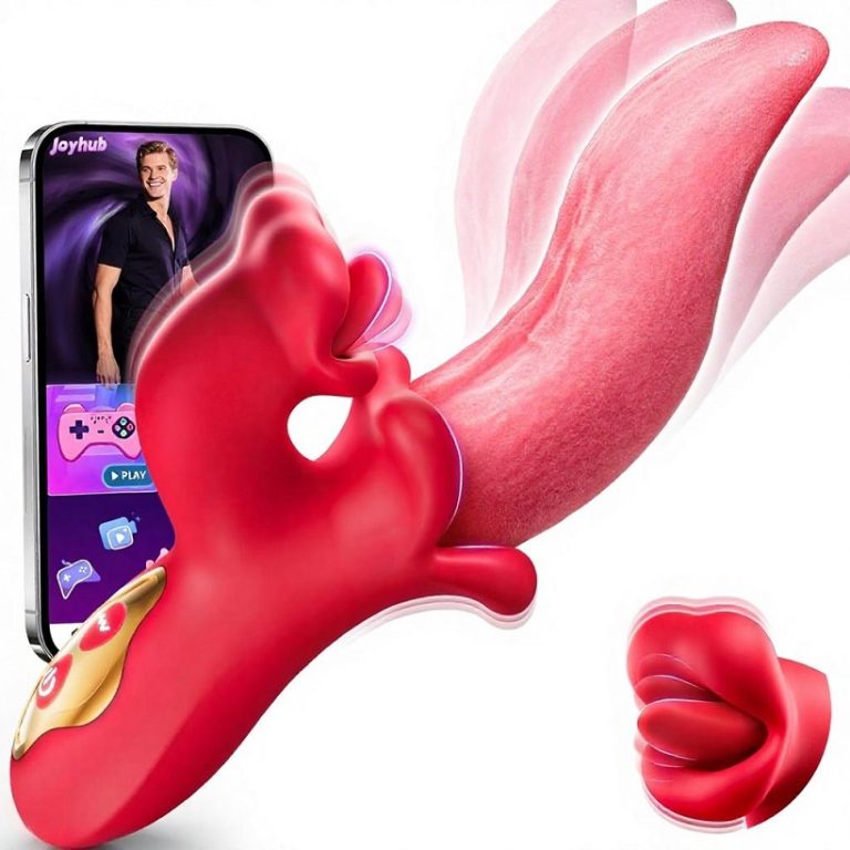 Lưỡi Liếm Rung Ngoáy Siêu Mềm Tongue Stick Toendi APP