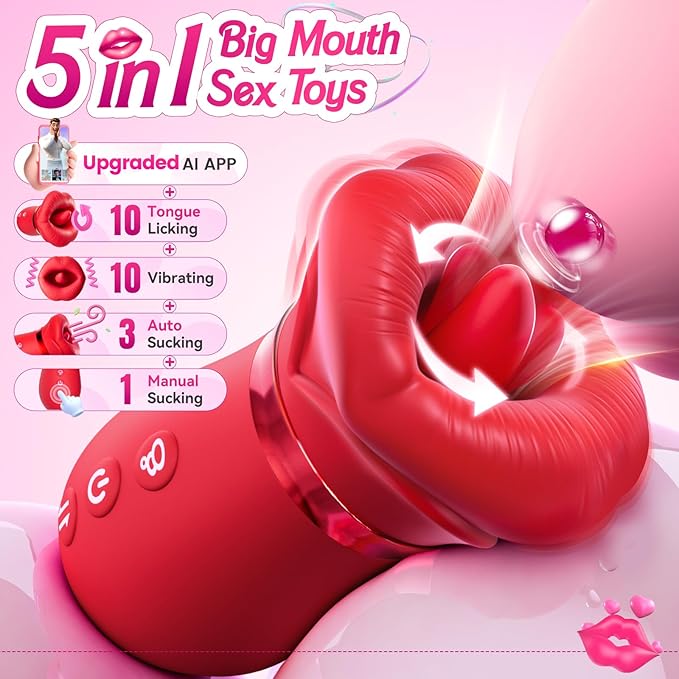 Máy Massage Sovokn Rung Liếm Hút Đa Chế Độ Điều Khiển Qua App - Hình ảnh 5