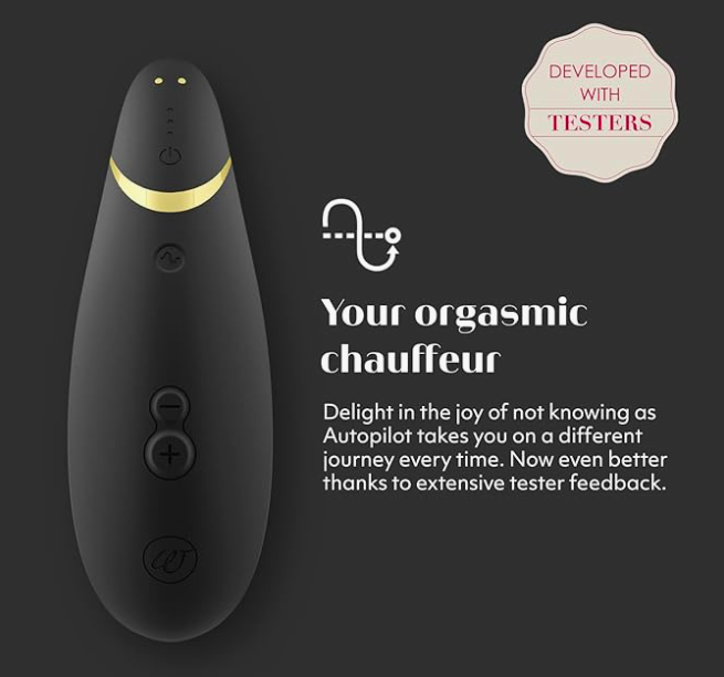 Máy Rung Womanizer Premium 2 Bú Hút Âm Đạo Công Nghệ Sóng Áp Suất - Hình ảnh 4