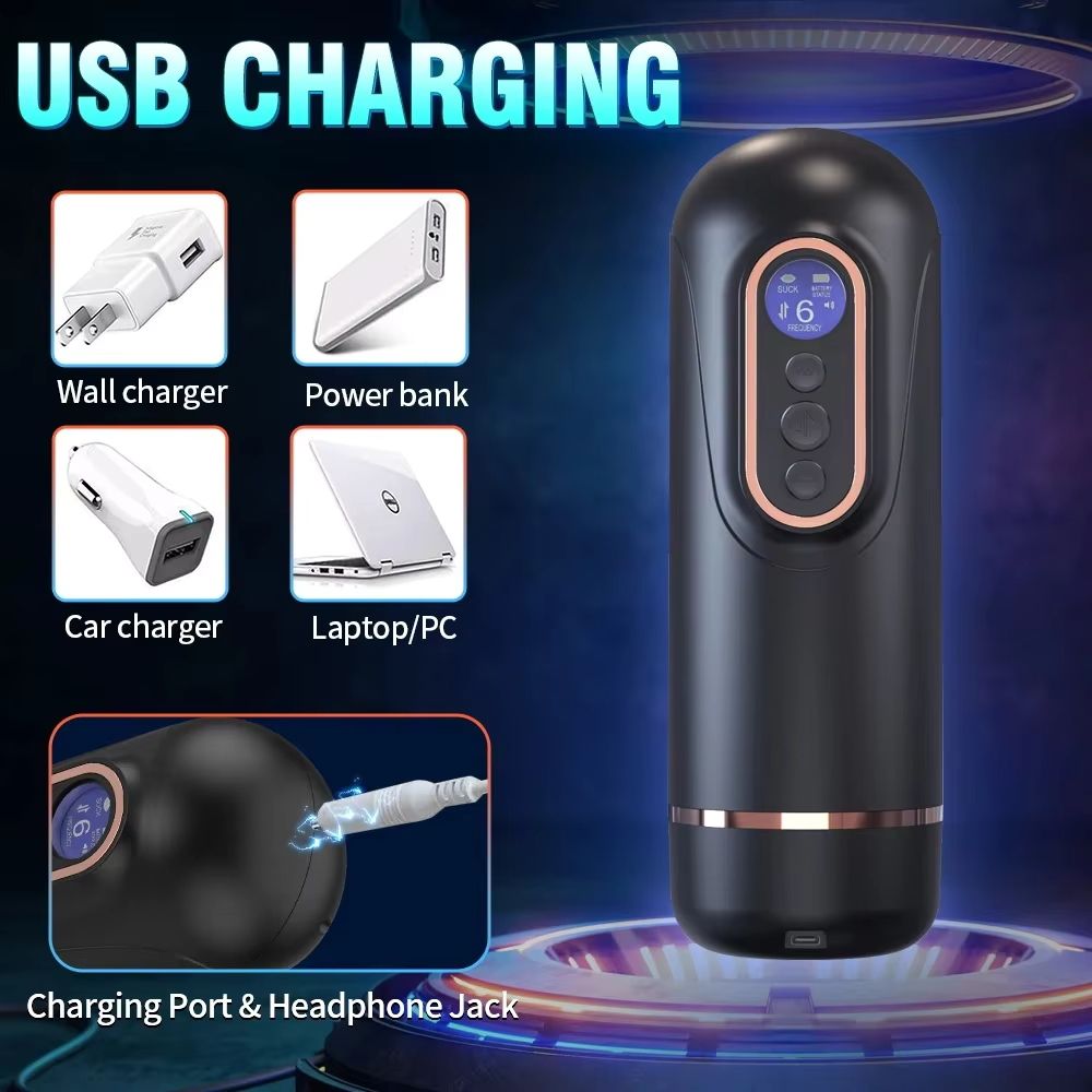 Máy Thủ Dâm Doris Tỏa Nhiệt 9 Chế Độ Rung Thụt Hút - Hình ảnh 2