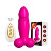 Trứng Rung Portable Mini Hình Dương Vật Rung 10 Chế Độ