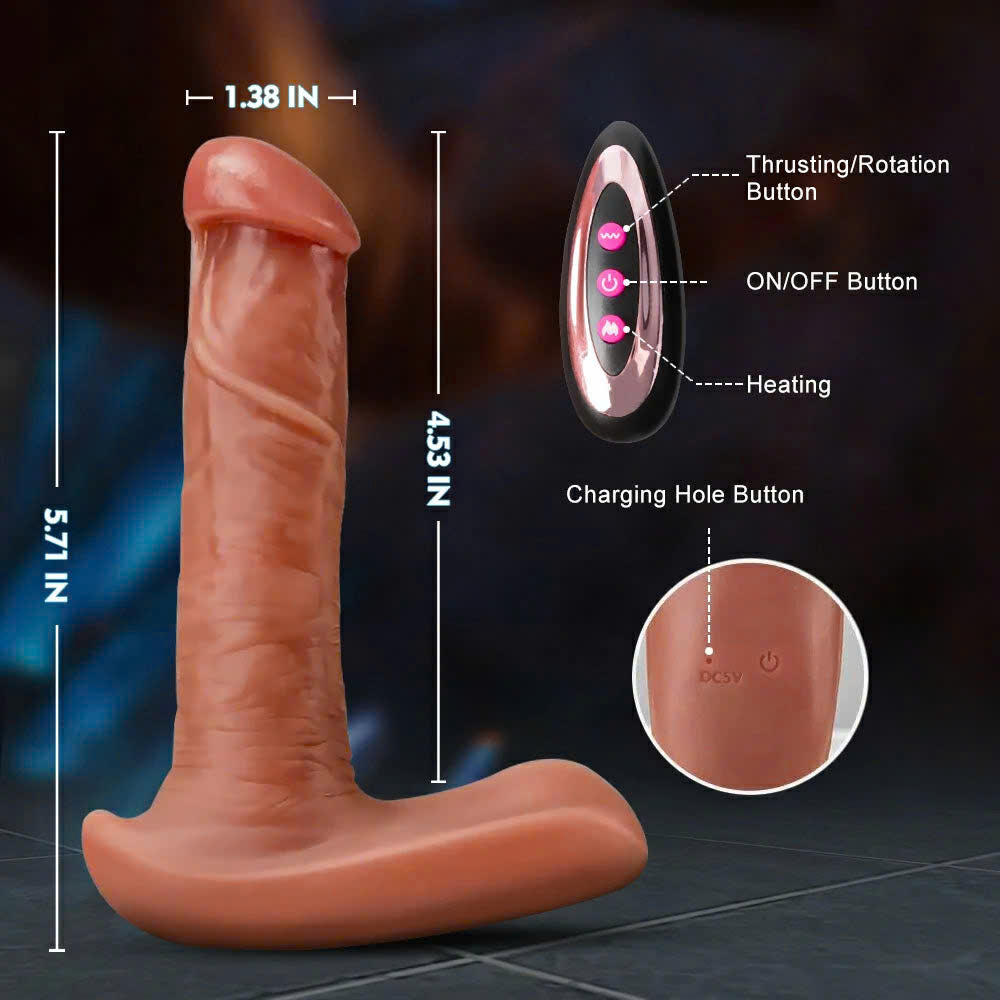 Dương Vật Giả Dildol Soft Gắn Quần Lót Rung Thụt 10 Chế Độ - Hình ảnh 9