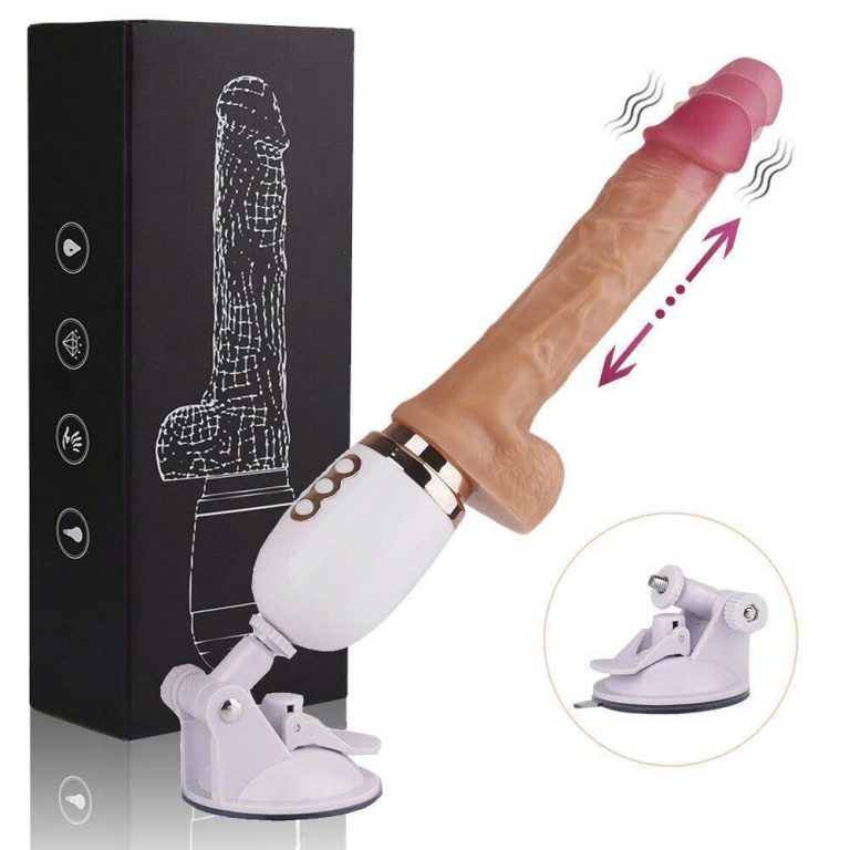 Dương Vật Giả Gắn Tường Dildo Rung Thụt Tự Động