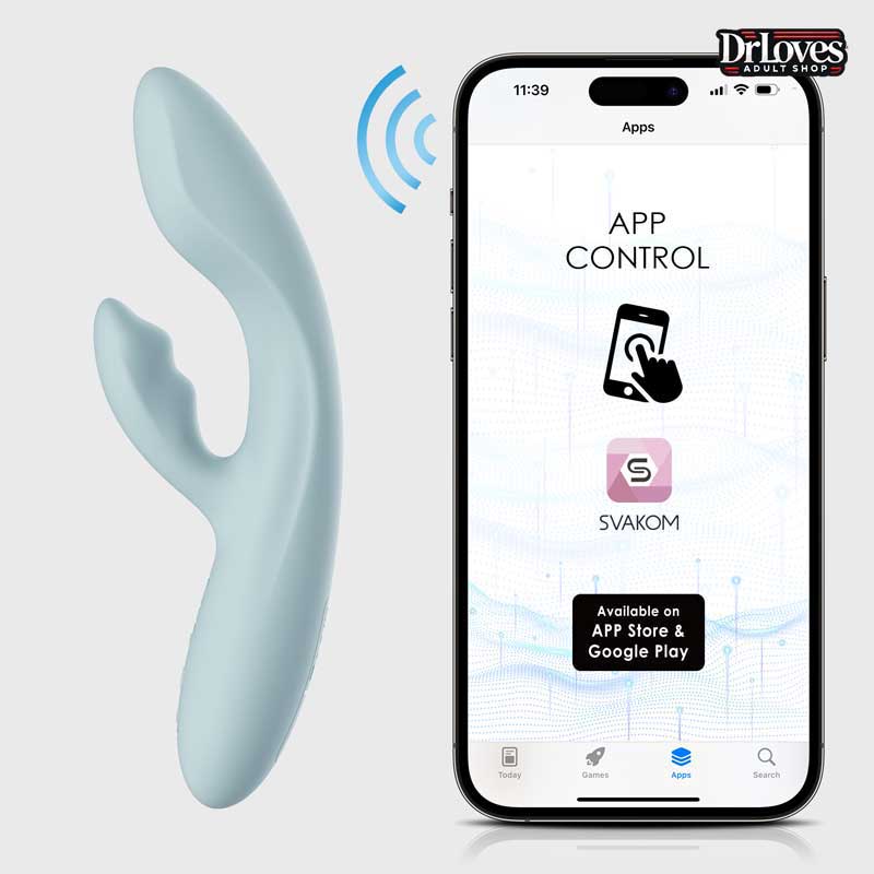 Dương Vật Giả Svakom Chika Rung Nhánh Sưởi Ấm Kết Nối Qua App - Hình ảnh 5
