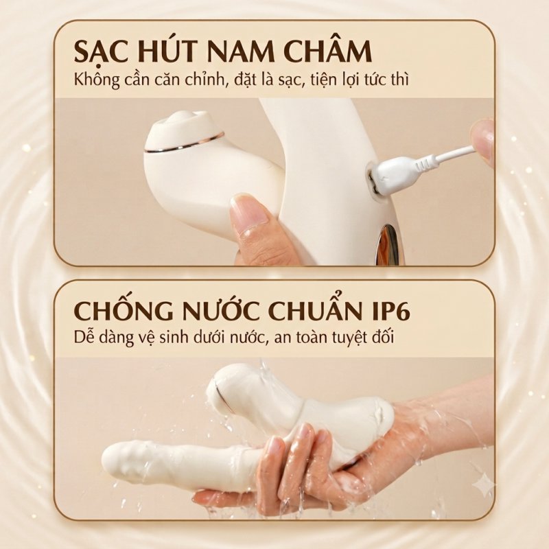 Dương Vật Giả Svakom Fatima Plus Bi Xoay Rung Hút Điều Khiển Qua App - Hình ảnh 11
