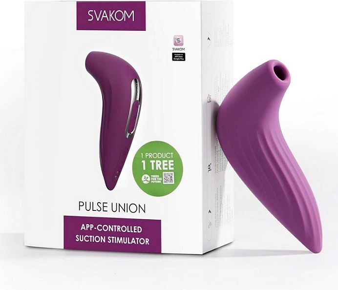 Máy Rung Hút Âm Đạo Svakom Pulse Union Điều Khiển Qua App