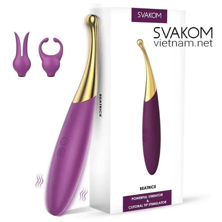 Máy Rung Svakom Beatrice 2 Đầu Massage Điểm G Kết Hợp Đầu Phụ