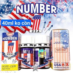 Popper Number 1 USA 40ml Tăng Hưng Phấn Không Cồn