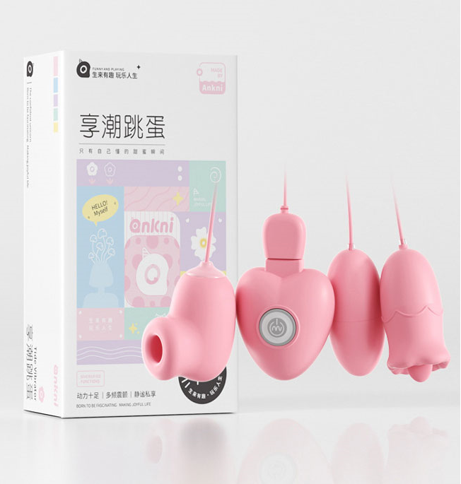 Trứng Rung 3in1 Ankni Tide Rung Hút Liếm Massage Điểm G