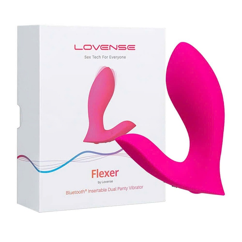 Trứng Rung Lovense Flexer 2 Đầu Gắn Quần Chíp Điều Bằng App