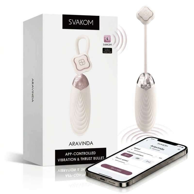 Trứng Rung Svakom Aravinda Rung Đẩy Kết Nối Qua App