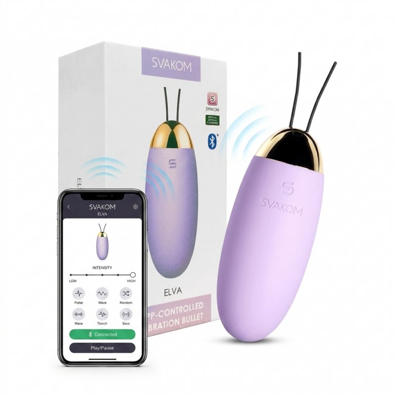 Trứng Rung Svakom Elva Điều Khiển Qua App Bluetooth Cao Cấp