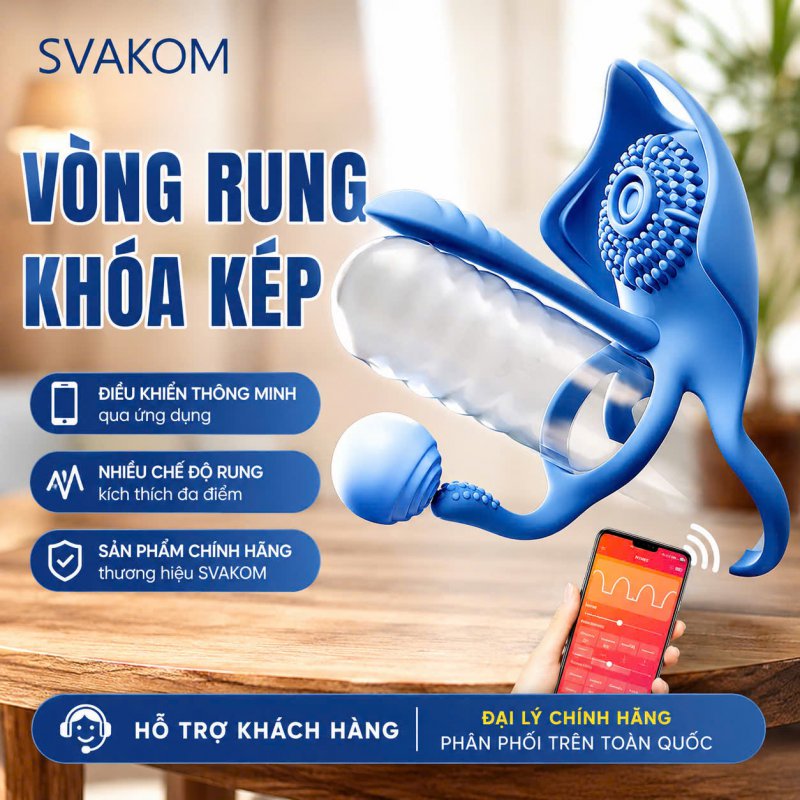 Vòng Đeo Dương Vật Svakom Barzillai Điều Khiển Qua App Tăng Khoái Cảm - Hình ảnh 13
